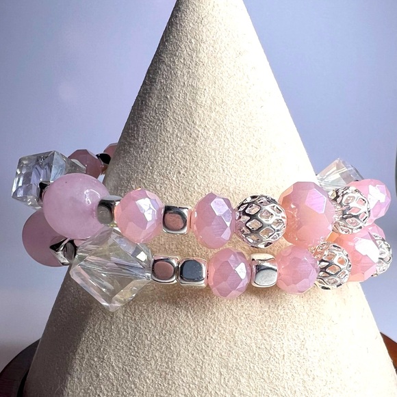 Pink memory bracelet - Picture 3 of 3